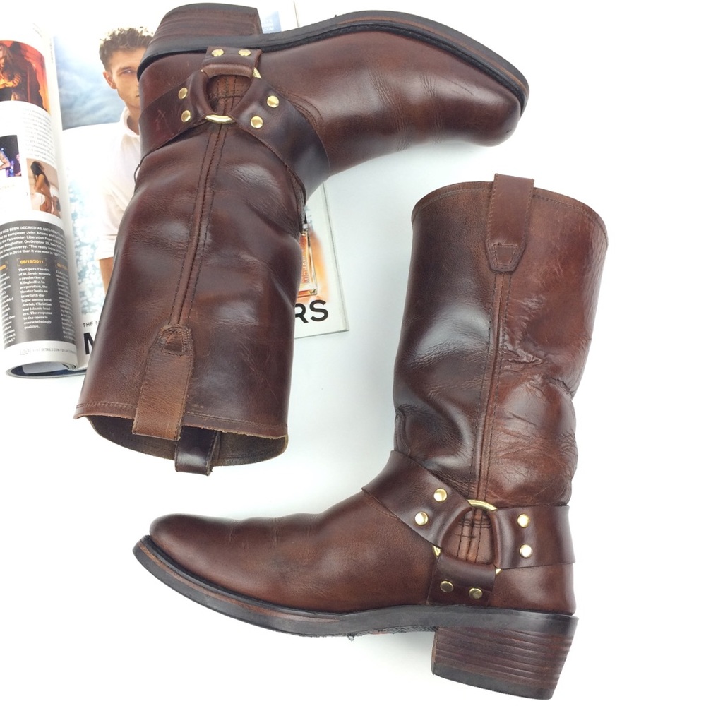 Dingo Dean Harness Motorcycle Men’s Boots DI19056
